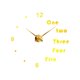 thumbnail image 5 of Reloj de pared decorativo de cuarzo Gloria 3D Acrílico DIY, 5 of 5
