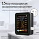 thumbnail image 3 of Air Monitor De Aire 6 En 1 Con CO CO2 TVOC HCHO PM2.5 PM10 Sensor De Detección Infrarrojo Pantalla LCD A Color Probador De Aire Portátil Para El Hogar Negro, 3 of 7