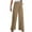 Khaki, variant on ZQUUVOU Women's Wide Leg Pants Plain Color Stretch High Waist Casual Wide Leg Dress Pants Office Comfort Trousers Black