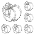 thumbnail image 1 of YWIYIUD 20PCS Metal Rings for Crafts Rings, Hoops for DIY Wreaths, 5 Sizes Metal Floral Hoop for Floral Macrame Wall Hanging Crafts 2/3/4/5/6inch, 1 of 4