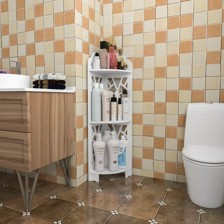 3 Tier Corner Shower Shelf Waterproof for Bathroom Storage YJ