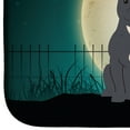 thumbnail image 4 of Halloween Scary Staffordshire Bull Terrier Blue Dish Drying Mat, 4 of 4