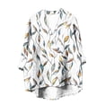 thumbnail image 5 of Craaazy Women's Fashion Prints Plus Size V-Neck Long Sleeve Comfy Shirts Gifts, 5 of 5