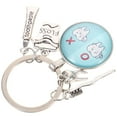 thumbnail image 2 of KAKOWELY dental keychain Dental Keychain Tooth Charm Keychain Toothpaste Charm Keychain Tooth Brush Charm Keychain2.36"X1.18"X0.2", 2 of 4