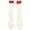 White, variant on LAZIOEGR Premium Weight Lifting Wrist Straps for Gym Strength Training - Anti Slip Soft Polyester Hand Support Grip Power Lifting Gear, 8 inches / 20.3 cm, White, 1 Pair, Ergonomic Fit Design