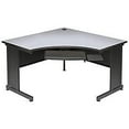 thumbnail image 2 of Global Industrial 48"W Corner Desk - Gray Finish Top, 2 of 3