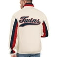 thumbnail image 2 of Men's Starter Cream Minnesota Twins Rebound Cooperstown Collection Full-Zip Track Jacket, 2 of 2