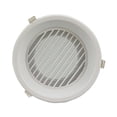 thumbnail image 1 of Cubierta de ventilación redonda Cubierta de ventilación de pared Fácil de ventilar Rejilla de de aleación de aluminio, 1 of 8