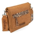 thumbnail image 5 of Wrangler Crossbody Bags for Women Vintage Hand Woven Shoulder Purse, Leopard-Honey Brown, 5 of 7