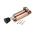 thumbnail image 3 of Unique Bargains Kickdown Door Stopper Spring Loaded Foot Pedal Door Stop Holder 112mmL Copper Tone, 3 of 3