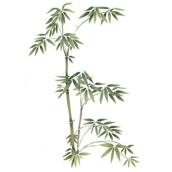 Bamboo Shoots Wall Stencil - DEE744 by DeeSigns