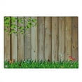 thumbnail image 2 of Farmland Cutting Board, Fresh Spring Season Jardin with Butterflies and Ladybugs in Park Scene Art, Decorative Tempered Glass Cutting and Serving Board, Large Size, Multicolor, by Ambesonne, 2 of 5