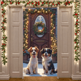 thumbnail image 4 of Festive Dog Banner Cute Design Holiday Decorations Winter Celebration, 4 of 8
