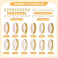 thumbnail image 4 of 12 Rolls of Gold Necklace Chains for Jewelry Making, DIY Jewelry Chains for DIY Necklace Bracelet Jewelry Making with Lobster Clasps Connectors Jump Rings, 4 of 5