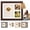 #B, variant on Pet Nose Print Impression Kit, Dog Nose Print Kit, Pet Keepsake Frame with Two Photos, Air-Dry Clay and Wooden Roller