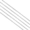 thumbnail image 1 of Unique Bargains 16 Feet Unfinished Cable Chain Round Link Chain Twisted 2mm for Jewelry Making, Silver, 1 of 7