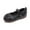 Black, variant on FINALGANG Child Girls Sandals Flower Toddler Kids Shoes Comfortable Flat Shoes With Hook And Loop Closure Everyday Casual Wear With Dresses For Ages 2 7 Years Footwear 5.5-6 Years