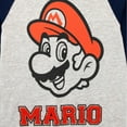 thumbnail image 2 of Super Mario Boys Mushroom Kingdom Gaming Long Sleeve T-Shirt Grey Sizes 4-12, 2 of 2