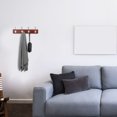 thumbnail image 2 of Unique Bargains Vintage Base 17.7 Inch Wall Hook Coat Rack Holder Hanger with 4 Zinc Alloy Hooks, 2 of 8