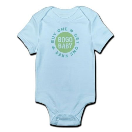 CafePress - Twins Buy One, Get One Free Infant Bodysuit 2 - Baby Light