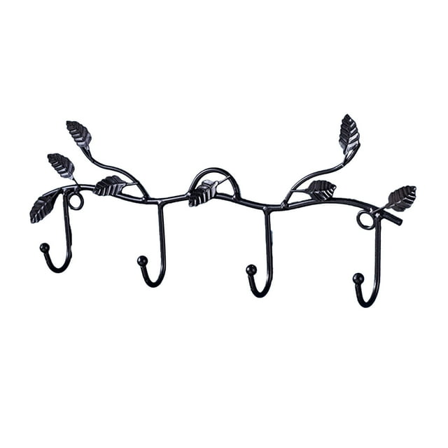 WRKEKC Clearance Vintage Iron Key Hook Rack - Decorative Wall-Mounted Organizer for Entryways & Living Rooms