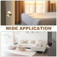 thumbnail image 7 of Uxcell Cylinder Deadbolt Door Lock Round Entry Front Door Handle Sets for Door Black, 7 of 7