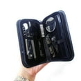 thumbnail image 5 of 9 Pc Mens Manicure Pedicure Travel Set Gentlemen Nail Clipper Portable Toiletry, 5 of 6