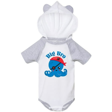 

Inktastic Pirate Octopus Big Bro Gift Baby Boy Bodysuit