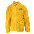 thumbnail image 4 of West Chester IRONCAT 7005 Heat Resistant Split Cowhide Leather Jacket - Large, Kevlar Thread Stitched Welding Jacket in Golden Yellow. Welding Gears, 4 of 4
