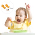 thumbnail image 3 of 1 Set Baby Spoon and Fork Baby Training Feeding Tableware Utensil with Box, 3 of 5