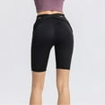 thumbnail image 6 of CONFREE Womens Biker Shorts High Waist Compression Legging Shorts For Women Solid Color Workout Exercise Fitness Yoga Shorts, 6 of 6