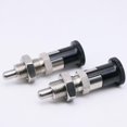 thumbnail image 5 of 2PCS Stainless Steel Plunger Pin Tool Chest Toolbox Locking Plunger Hand Retractable Spring Plunger Self Locking Indexing Plunger Spring Loaded Plunger Knob Quick Release Pull Ring Pin Fine Teeth M12, 5 of 5