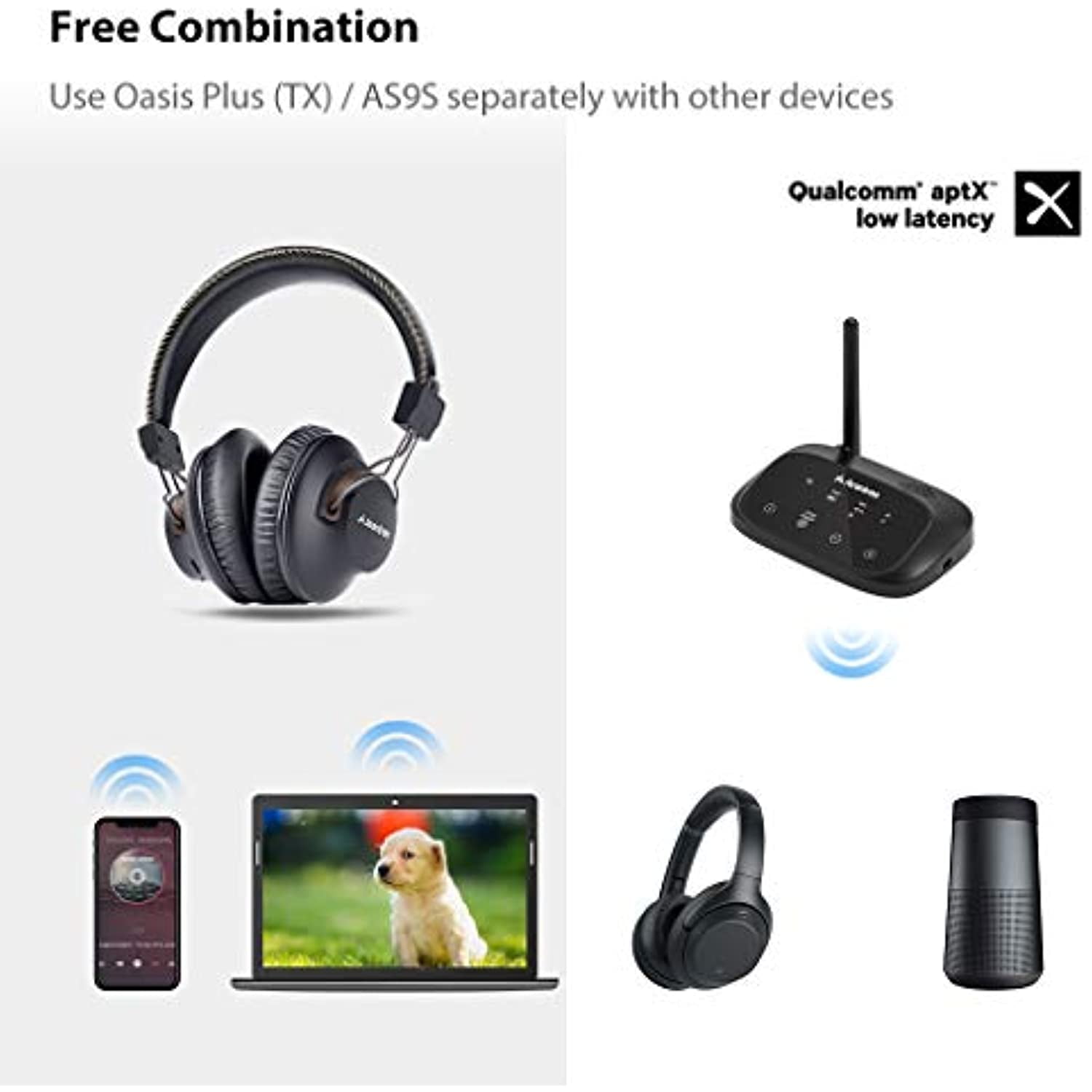 Avantree HT5009 40Hrs Wireless 