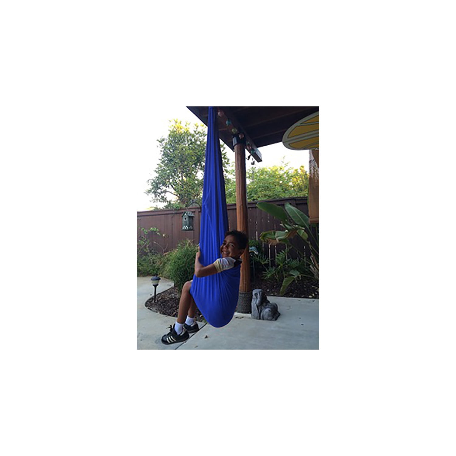 Abilitations Cocoon Swing, Lycra, 60 x 40 Inches, 120 Pound Capacity, Blue