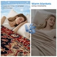 thumbnail image 2 of Red Boho Cooling Blanket,Lightweight Breathable Summer Throw Blanket with Double Sided Cold Effect,Contemporary Abstract Ethnic Retro Geometric Picnic Blankets Bed Sheet for Hot Sleepers 50"x60", 2 of 8