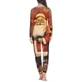 thumbnail image 4 of Conjuntos de pijamas de dos piezas para Mujer, ropa de dormir informal, jersey de Navidad, ropa de casa de manga larga, moda, 4 of 4
