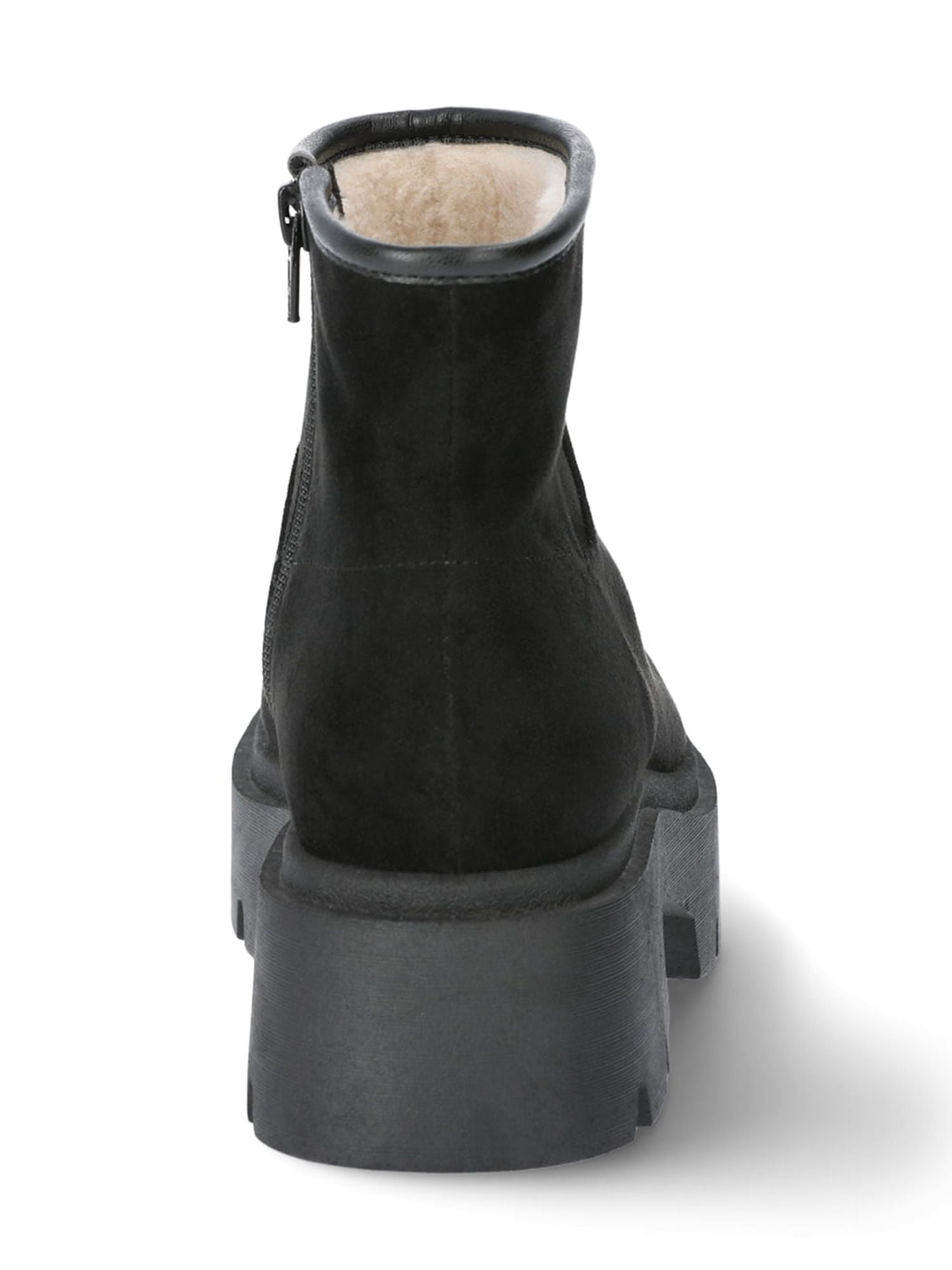 No Boundaries Women's Cozy Lug Sole Ankle Boots