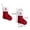 W, variant on WREESH Christmas Stockings Christmas Decorations Christmas Letter Solid Stocking Wool Pendant Christmas Decorations Gift Bag Socks E