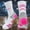 Hot Pink, variant on Youth High Top Basketball Socks For Kids Athletic Crew Socks For Boys And Girls Sports Team Practice Game Day Performance