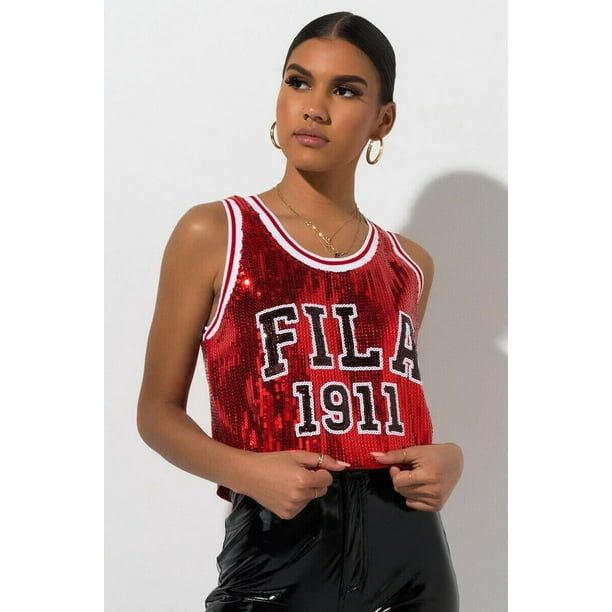 Fila sequin best sale top
