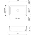 thumbnail image 2 of Pemberly Row 33" Granite Composite Single Bowl Drop In Farm Sink w/ Accessories, 2 of 9