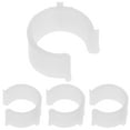 thumbnail image 1 of AURARMLET Curtain Ceiling Mount 4Pcs White Plastic Buckle with Rod Protection for 26-28mm Diameter Rod, 1 of 8
