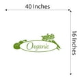 thumbnail image 4 of Organic Healthier Choice Tomato Cucumber Pumpkin And Peppers Zucchini Lettuce Farm Chicken Cow Horse Farmer Ranch Egg Fox Holiday Decorating Ideas Bedroom Wall Decal Sticker - Size: 40 In X 16 In, 4 of 5