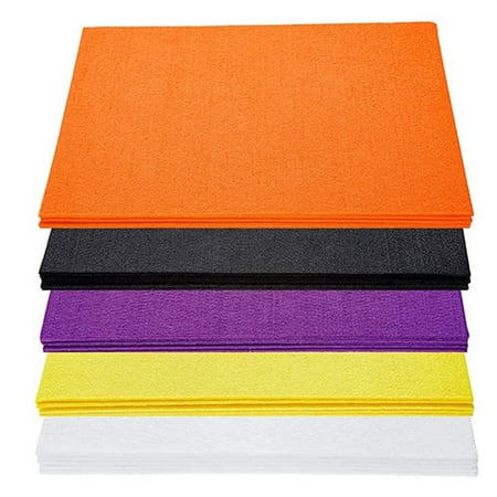 Tanune Clearance! Stationery Stiff F^Elt Sheets for Crafts  9X12 in 3Mm Thick Colored Craft Fabric Hard Pieces for Kids  Crafting  Sewing  Art Projects  Office Cabinet 25X Felt Boards