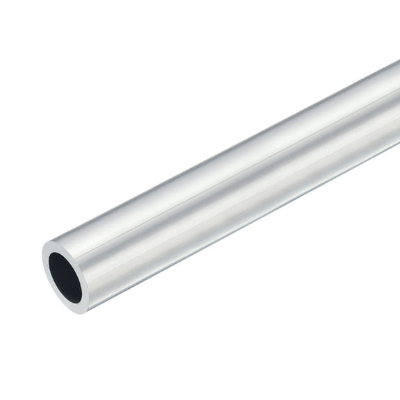 Uxcell 24mm OD 16mm Inner Dia 400mm Length 6063 Aluminum Tube for Industry DIY Project