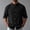 Black, variant on Chinese Tang Suit for Men Kung Fu Clothing Tops Martial Art Cotton Linen Shirt Buttons Down Long Sleeve Shirt Summer Chinese Style T-Shirts White-A