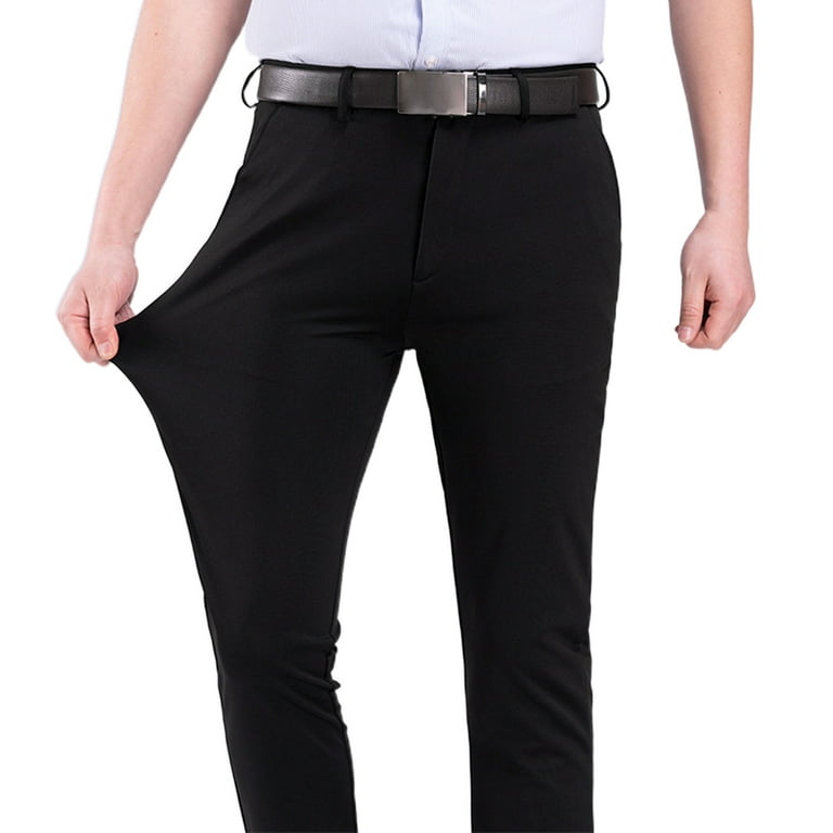 Stretch dress cheap pants mens