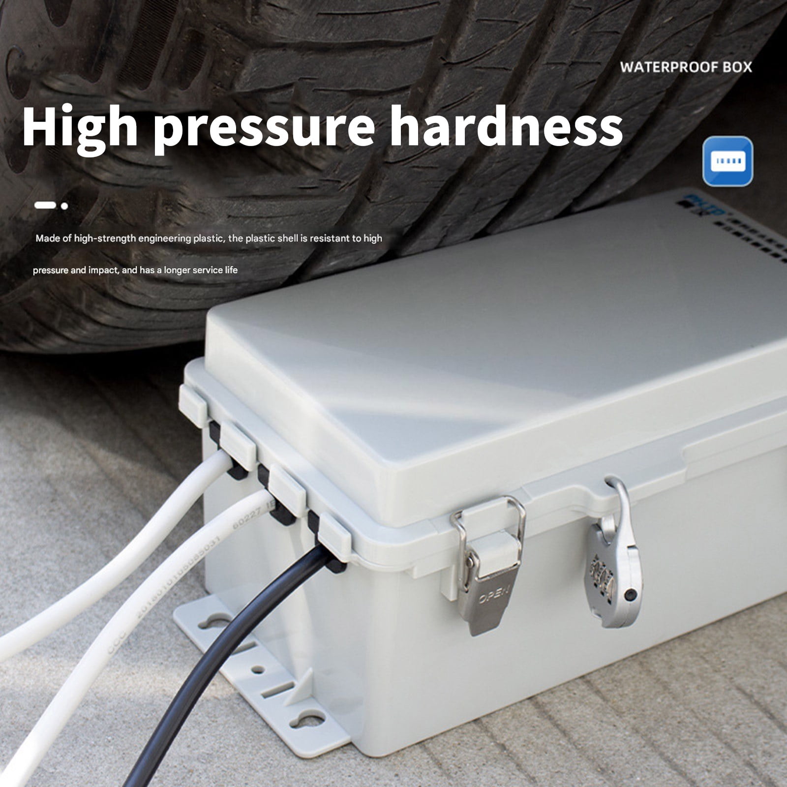 Plastic Outdoor Electrical Connection Box Waterproof Connection Cable Enclosure Electrical Junction Box Easy to Install