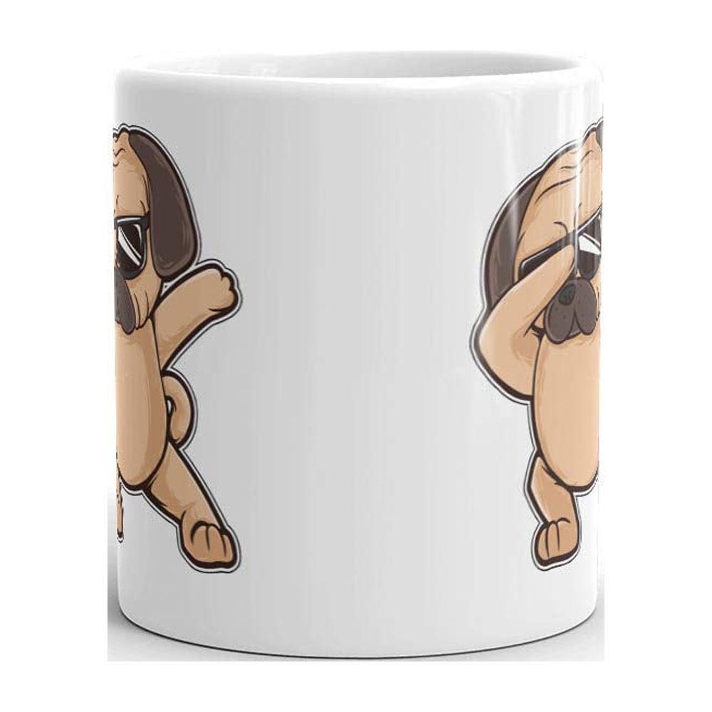 Dabbing Dog Meme Dance Rescue Funny Coffee Tea Ceramic Mug Office Work Cup Gift 11 Oz - image 3 of 3