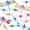 Magnet, variant on aonm 20 count Colorful Dragonfly Vividly Stickers Making Stickers DIY Ornent Party Kidgarden Wall Stickers Wall Decal Man-Made vividly Dragonfly Art Decor